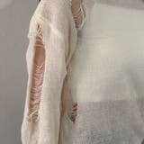 ダメージルック×ルーズフィットセーター ニット | marcydorn | 詳細画像19