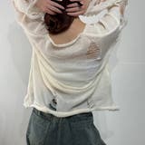 ダメージルック×ルーズフィットセーター ニット | marcydorn | 詳細画像27