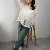 ダメージルック×ルーズフィットセーター ニット | marcydorn | 詳細画像31