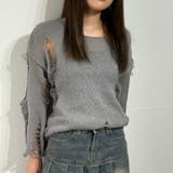 ダメージルック×ルーズフィットセーター ニット | marcydorn | 詳細画像38