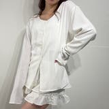 ナチュラルコットンシャツ×ふんわりフリルショートパンツ セットアップ ブラウス | marcydorn | 詳細画像12