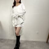 ナチュラルコットンシャツ×ふんわりフリルショートパンツ セットアップ ブラウス | marcydorn | 詳細画像25