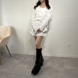 ナチュラルコットンシャツ×ふんわりフリルショートパンツ セットアップ ブラウス | marcydorn | 詳細画像26