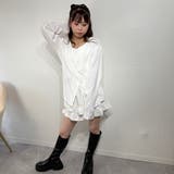 ナチュラルコットンシャツ×ふんわりフリルショートパンツ セットアップ ブラウス | marcydorn | 詳細画像6