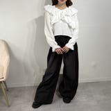 フリルスリーブ オフショルブラウス オフショルダー | marcydorn | 詳細画像15