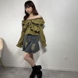 フリルスリーブ オフショルブラウス オフショルダー | marcydorn | 詳細画像22