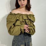 フリルスリーブ オフショルブラウス オフショルダー | marcydorn | 詳細画像27