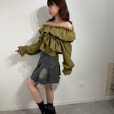 フリルスリーブ オフショルブラウス オフショルダー | marcydorn | 詳細画像33