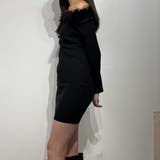 ラグジュフェミ 肩あきファーニットワンピース オフショルダー | marcydorn | 詳細画像22