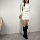 ラグジュフェミ 肩あきファーニットワンピース オフショルダー | marcydorn | 詳細画像31