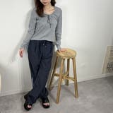 うるふわガール リブリボンカットソー ロングTシャツ | marcydorn | 詳細画像18