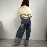 ヴィンテージグラデ ダメージバギージーンズ デニム | marcydorn | 詳細画像19