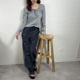 バイカラールーズラインパンツ ジャージ | marcydorn | 詳細画像24 