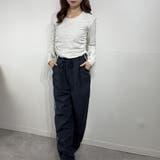 バイカラールーズラインパンツ ジャージ | marcydorn | 詳細画像26 