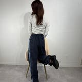 バイカラールーズラインパンツ ジャージ | marcydorn | 詳細画像34 