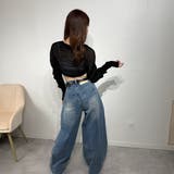 フロントリボン シアーショルダーカーディガン ニット | marcydorn | 詳細画像19