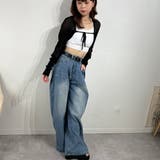 フロントリボン シアーショルダーカーディガン ニット | marcydorn | 詳細画像2