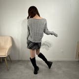 リボン付き ケーブルニットカーディガン | marcydorn | 詳細画像17