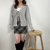 リボン付き ケーブルニットカーディガン | marcydorn | 詳細画像24