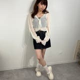 ふんわり袖シアートップス ガーリー ブラウス シャツ カーディガン | marcydorn | 詳細画像8