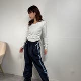 ロングスリーブ トップス シャーリングデザイン ロングTシャツ カットソー | marcydorn | 詳細画像5 