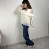 シフォン フリル オフショル トップス ブラウス シャツ | marcydorn | 詳細画像16