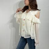 シフォン フリル オフショル トップス ブラウス シャツ | marcydorn | 詳細画像23