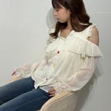 シフォン フリル オフショル トップス ブラウス シャツ | marcydorn | 詳細画像38