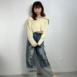 セーラー ニットカーデ ショート丈 トップス ニット | marcydorn | 詳細画像21