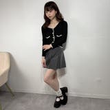 モノトーンニットカーディガン ショートトップス ニット カーディガン | marcydorn | 詳細画像9