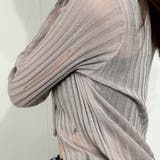 シアーニットカーデ クロップドトップス ニット カーディガン カットソー | marcydorn | 詳細画像13