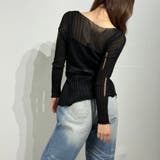 シアーニットカーデ クロップドトップス ニット カーディガン カットソー | marcydorn | 詳細画像27