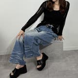 シアーニットカーデ クロップドトップス ニット カーディガン カットソー | marcydorn | 詳細画像31