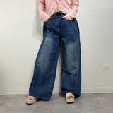 ブルー | ヴィンテージルーズバギーパンツ デニム ジーンズ ワイドパンツ | marcydorn