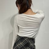 レイヤードタッチトップス カットソー ロングTシャツ | marcydorn | 詳細画像10 