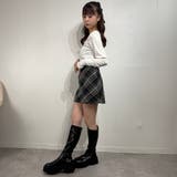 レイヤードタッチトップス カットソー ロングTシャツ | marcydorn | 詳細画像5 