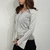 フェミニンレースカーデ カーディガン カットソー ロングTシャツ | marcydorn | 詳細画像14