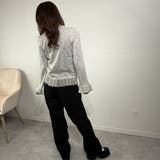 フェミニンレースカーデ カーディガン カットソー ロングTシャツ | marcydorn | 詳細画像18