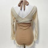 水着 クロスオフショルロングスリーブワンピース水着 | marcydorn | 詳細画像13