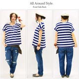 もちもちストレッチVネックカットソー【M】【L】(レディース 半袖 カットソー | and it  | 詳細画像19 