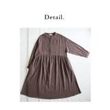 前ボタンフレアダブルガーゼワンピース【M】【L】レディース 春秋冬 ワンピース | and it  | 詳細画像22 