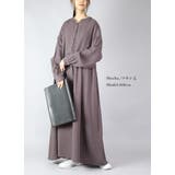 前ボタンフレアダブルガーゼワンピース【M】【L】レディース 春秋冬 ワンピース | and it  | 詳細画像8 