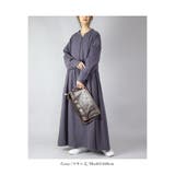 前ボタンフレアダブルガーゼワンピース【M】【L】レディース 春秋冬 ワンピース | and it  | 詳細画像9 