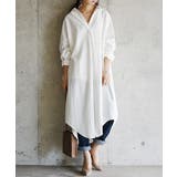 1オフ/スキッパ- | 選べる2type!スキッパー&ベーシック 長袖ロングシャツワンピース ♪ | and it