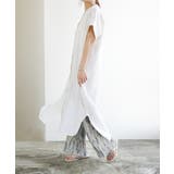 ホワイト | ナチュラルコットンボタンシャツワンピース レディース シャツワンピ | and it