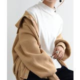 ホワイト | ピーチスムースモックネックカットソー トップス カットソー | and it