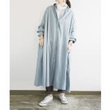 エミュラル emural ゆるコットンロングシャツワンピースレディース | and it | 詳細画像12