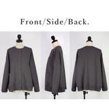 ミニ裏毛ワイドカーディガン カーディガン レディース | and it  | 詳細画像15 