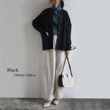 ミニ裏毛ワイドカーディガン カーディガン レディース | and it  | 詳細画像9 