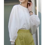 アイボリー | コットンボイルギャザードルマンブラウス ブラウス レディース | and it